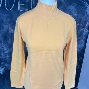 Vintage Escada Yellow Turtleneck Sweater